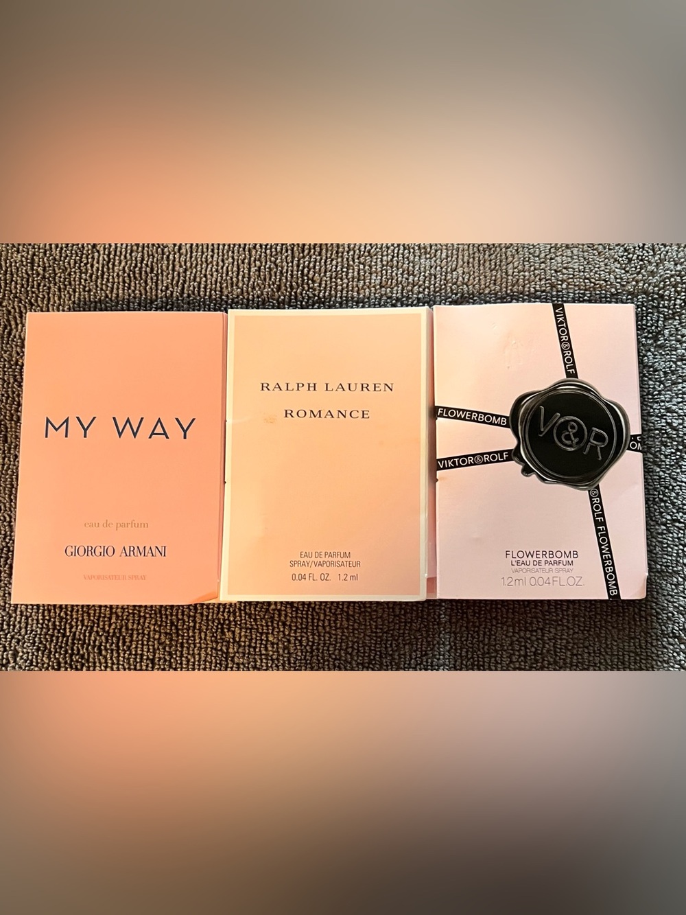 Lot of 3 mini spray perfumes.